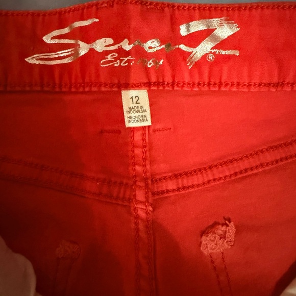 Seven7 Women's Pink Skinny Jeans - Picture 3 of 8